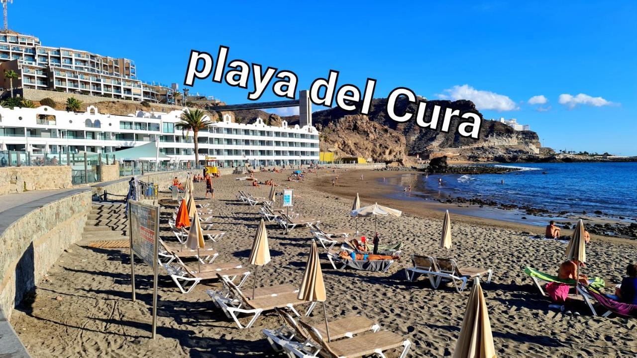 Deluxe 3 Rooms74M2,2Air Condit 2Tv Seaview On Amadores,2 Heatpools, Parking, 600 Mb,Dishwasher,2Lift,,3 Beaches 플라야델쿠라 외부 사진