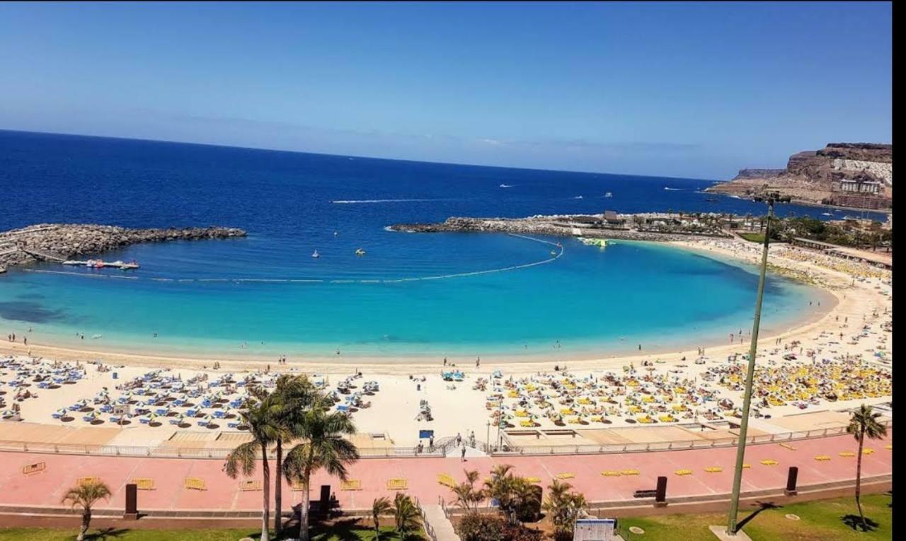 Deluxe 3 Rooms74M2,2Air Condit 2Tv Seaview On Amadores,2 Heatpools, Parking, 600 Mb,Dishwasher,2Lift,,3 Beaches 플라야델쿠라 외부 사진